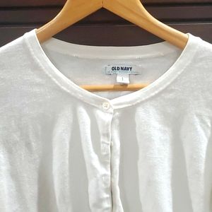 Old Navy White short cardigan